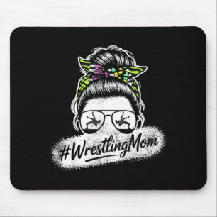 Wrestling Mum Wrestler Fighter Mother Martial Arts Mouse Pad