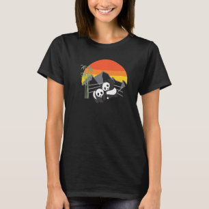 Wrestling Pandas Zoo Animal Bear For Men Women T-Shirt