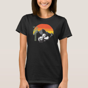 Wrestling Pandas Zoo Animal Bear For Men Women T-Shirt