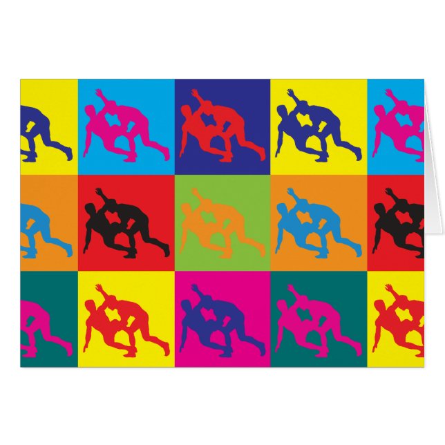 Wrestling Pop Art (Front Horizontal)