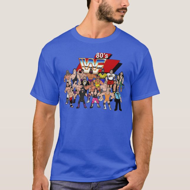 Wrestling Roster 80s T-Shirt (Front)