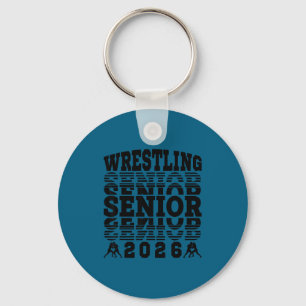 Wrestling senior 2026 graduation key ring
