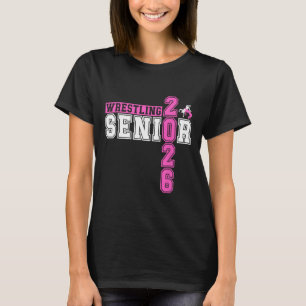 Wrestling Senior Girls Wrestling Senior 2026 Gradu T-Shirt