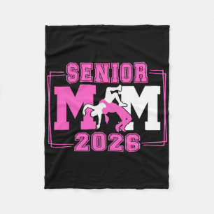 Wrestling Senior Mum Wrestling Senior 2026 Graduat Fleece Blanket