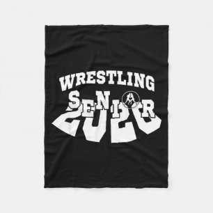 Wrestling senior night 2026 graduation  fleece blanket