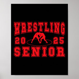 Wrestling Senior Night Wrestling Senior 2025 Gradu Poster