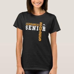 Wrestling Senior Night Wrestling Senior 2025 Gradu T-Shirt
