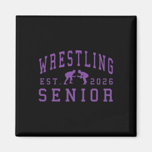 Wrestling Senior Night Wrestling Senior 2026 Gradu Magnet