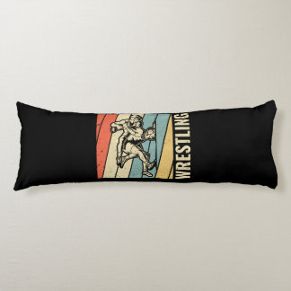 Wrestling Sport Wrestler Lover Funny Gift Body Cushion