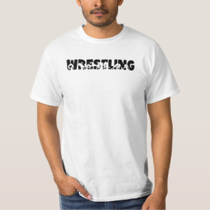 Wrestling Sports Fans   Wrestler Text T-Shirt