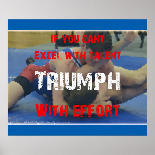 Wrestling Triumph Poster (Front)
