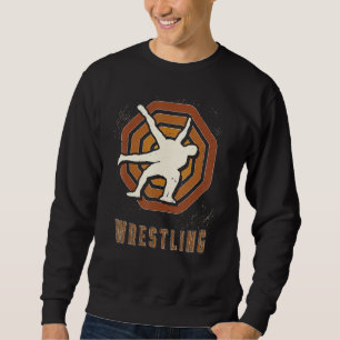 Wrestling Vintage Retro Classic Sport Love Sweatshirt