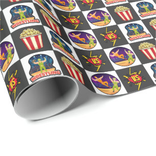 Wrestling Wrapping Paper