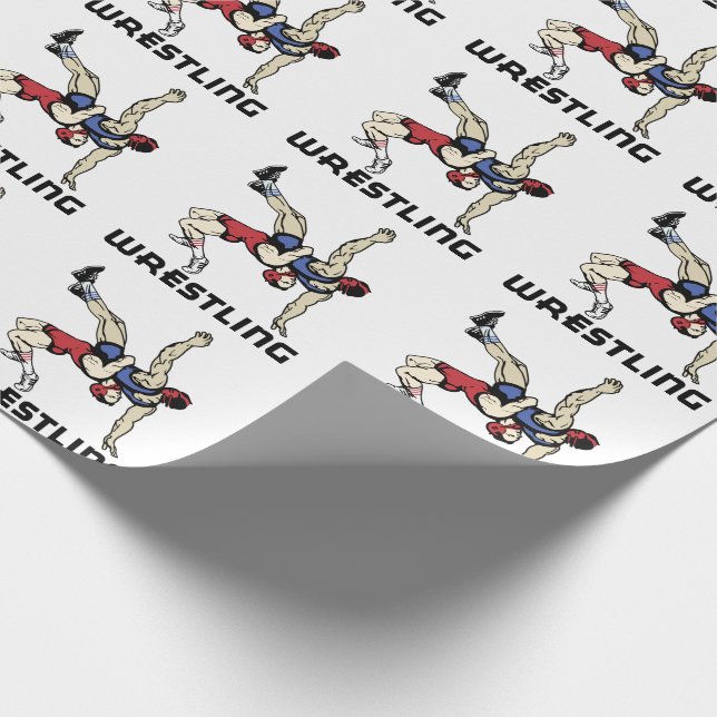Wrestling Wrapping Paper (Corner)