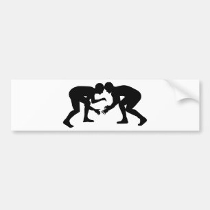 Wrestling Wrestler Bumper Sticker
