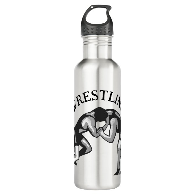 Wrestling Wrestler Design 710 Ml Water Bottle (Front)