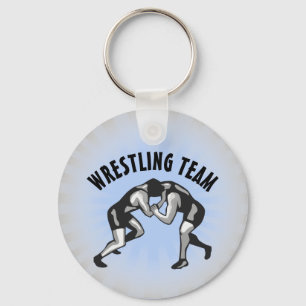 Wrestling Wrestler Design Keychain