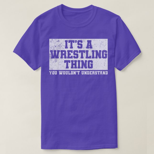 Wrestling Wrestler T-Shirt (Design Front)