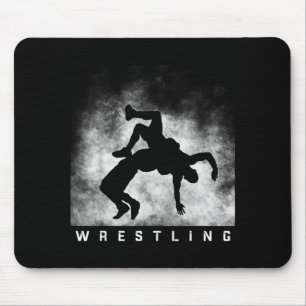 Wrestling Wrestler Wrestle Martial Arts Combat Mouse Pad