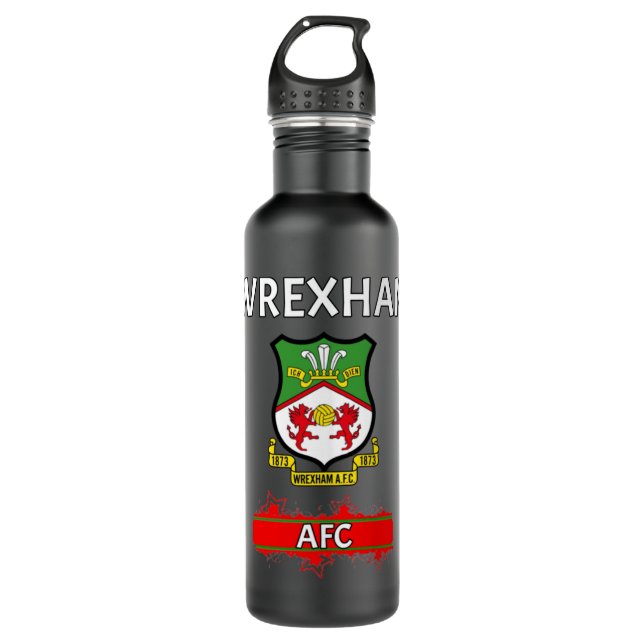 WREXHAM AFC Long     710 Ml Water Bottle (Front)