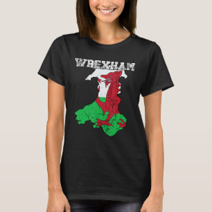 Wrexham Pride of Wales Welsh Dragon Football Fan T-Shirt