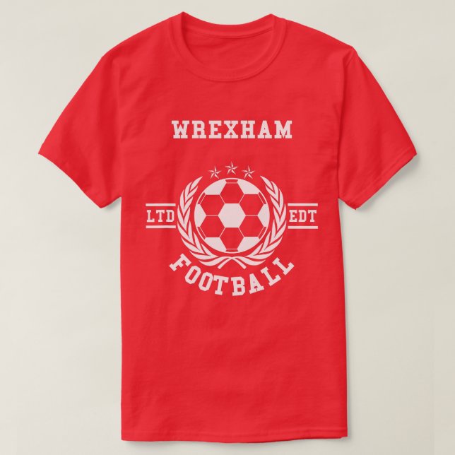 Wrexham Soccer Jersey Shirt TShirt (Design Front)