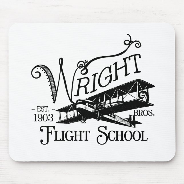 Wright Bros. Flight School Mouse Pad (Front)