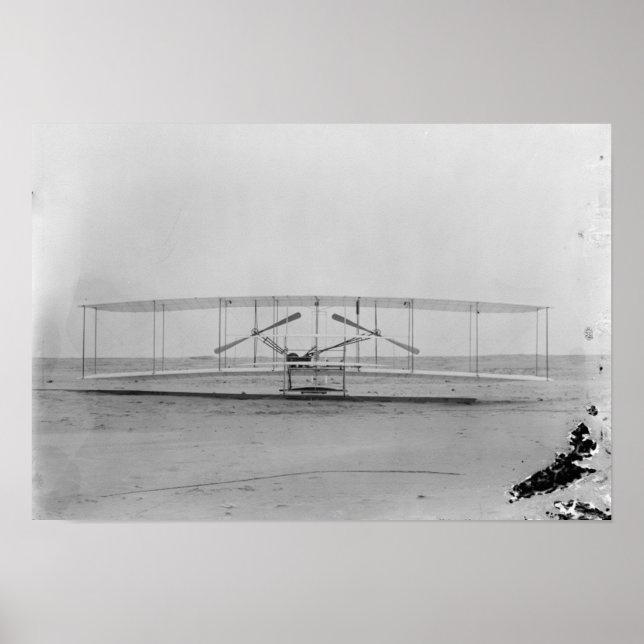Wright Brothers 1903 Machine (front view) Poster (Front)