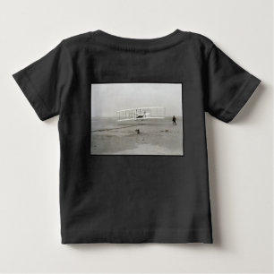 Wright Brothers Flyer First Plane Flight Aviation Baby T-Shirt