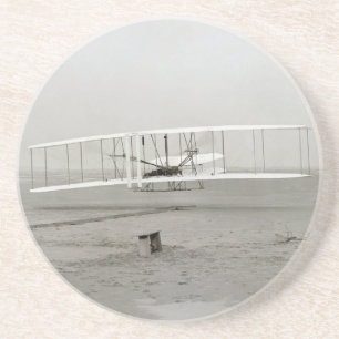 Wright Brothers Flyer First Plane Flight Aviation Coaster