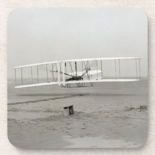 Wright Brothers Flyer First Plane Flight Aviation Coaster