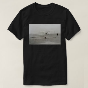 Wright Brothers Flyer First Plane Flight Aviation T-Shirt