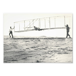 Wright Brothers' Glider Tests Photo Print