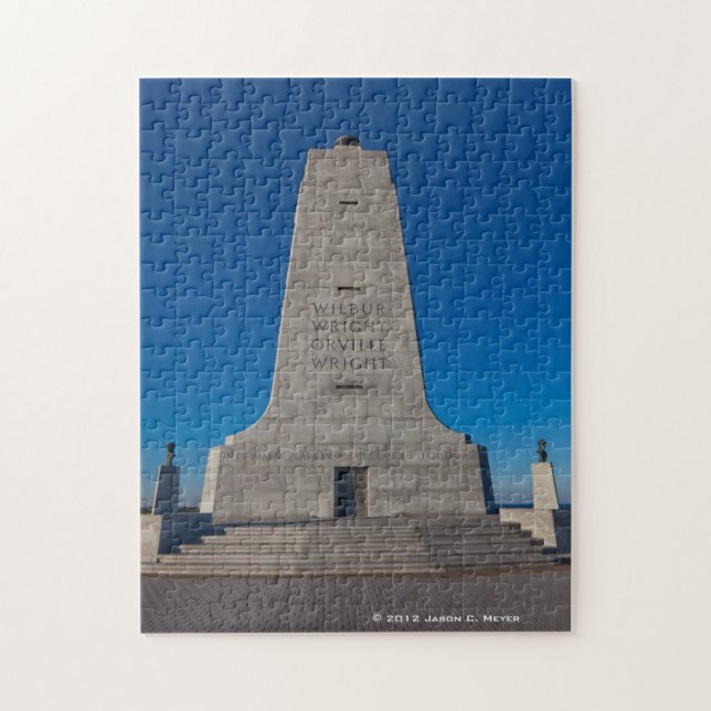 Wright Brothers Memorial Jigsaw Puzzle (Vertical)