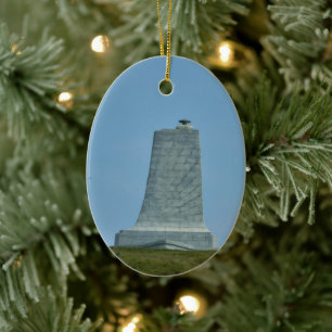 Wright Brothers Memorial Kitty Hawk Ceramic Ornament