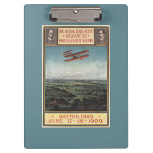 Wright Brothers Plane Clipboard