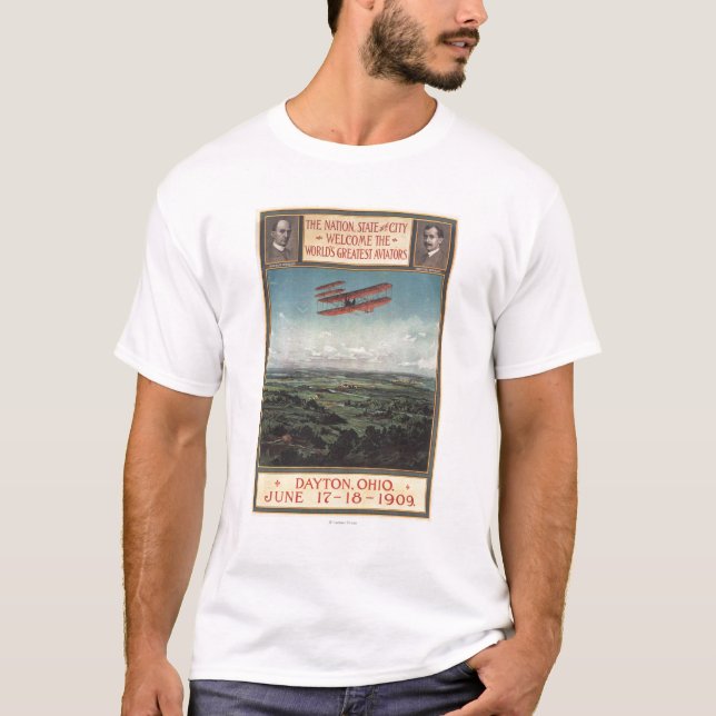 Wright Brothers Plane T-Shirt (Front)
