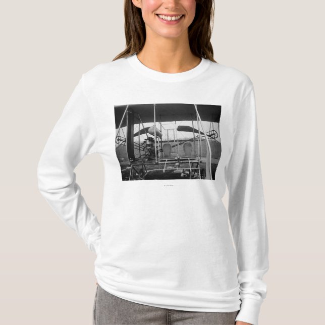 Wright Brothers Plane with Pilot and T-Shirt (Front)