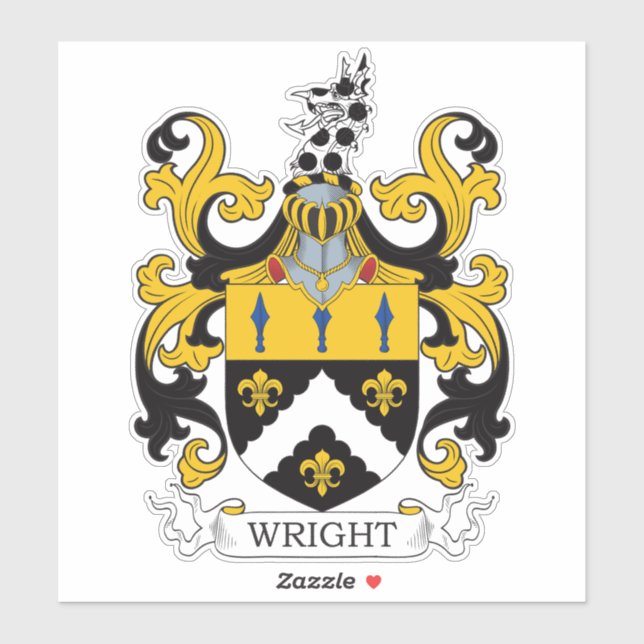Wright Family Crest (Sheet)