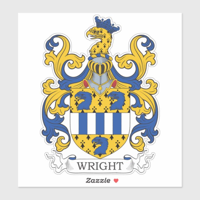 Wright Family Crest (Sheet)