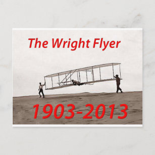 Wright Flyer Anniversary (1903-2013) Postcard
