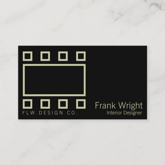 Wright Rectangles & Squares Business Card (Front)