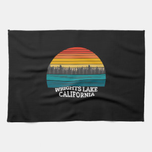 Wrights lake California Tea Towel
