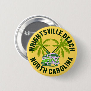 Wrightsville Beach,North Carolina 6 Cm Round Badge