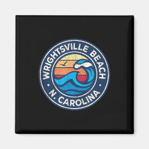 Wrightsville Beach North Carolina Nc Vintage Nauti Magnet