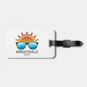 Wrightsville Beach North Carolina Sunglasses Luggage Tag