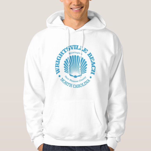 Wrightsville Beach (seashell) Hoodie (Front)