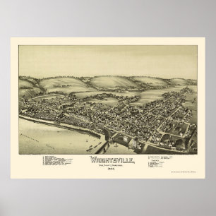 Wrightsville, PA Panoramic Map - 1894 Poster