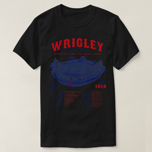 Wrigley Field T-Shirt (Design Front)