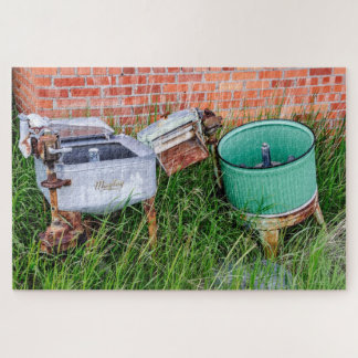 Wringer Washer and Laundry Tub - 1014 piece Jigsaw Puzzle